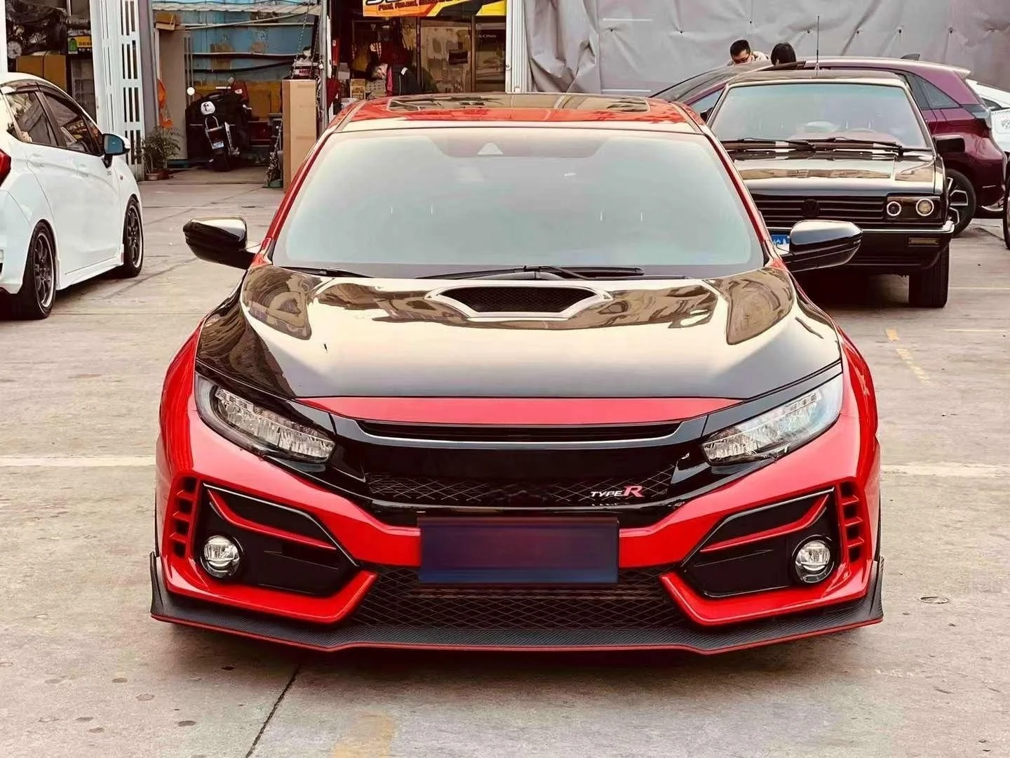 Заводская цена, полный широкий обвес для Honda Civic FK 8 хэтчбек седан 2016-2020 обновленные комплекты для широкого кузова в стиле toType-R