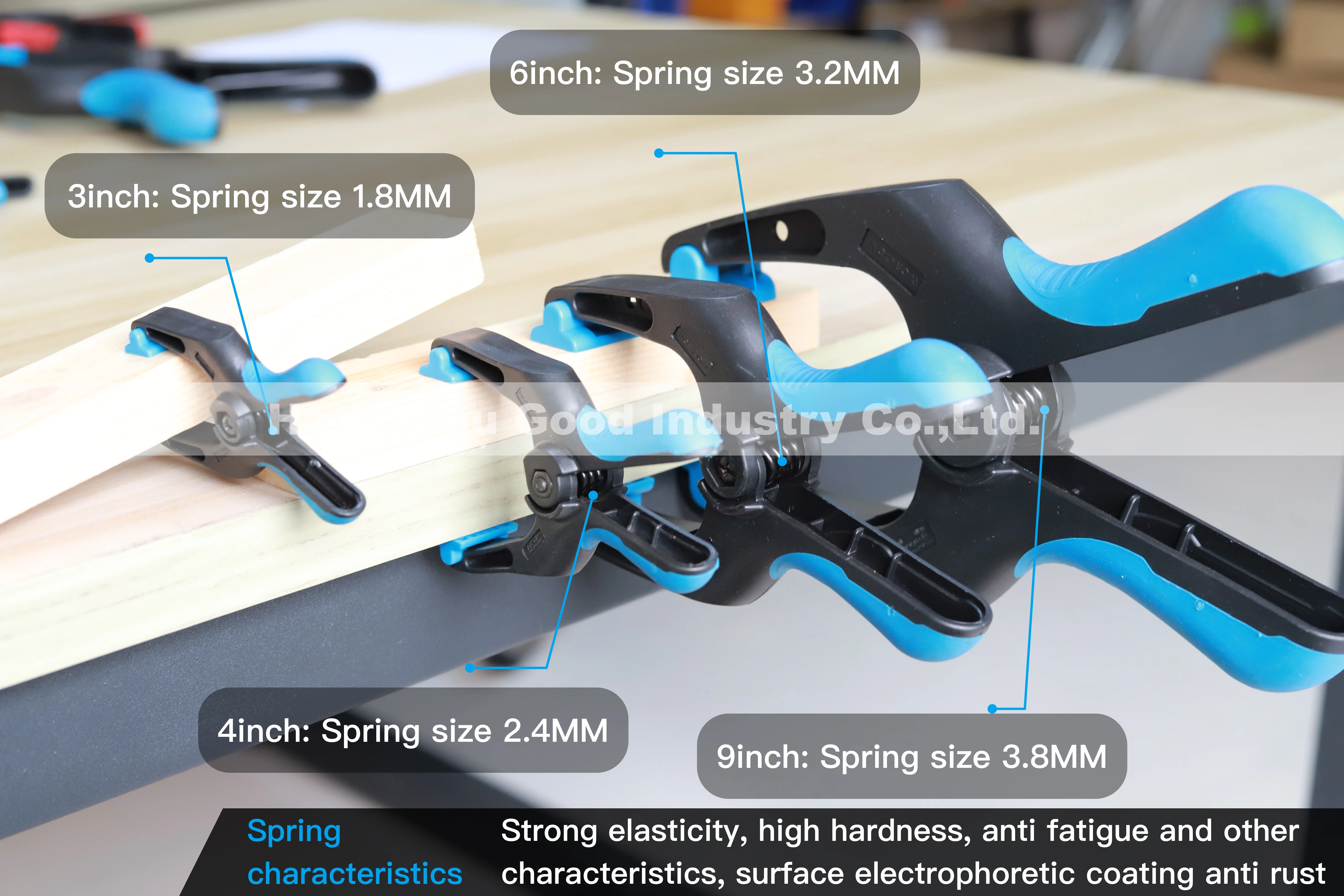 Woodworking Clamp Photograph Background Cloth  Fixed Spring Clamps A Clip Powerful Plastic Spring Clamp