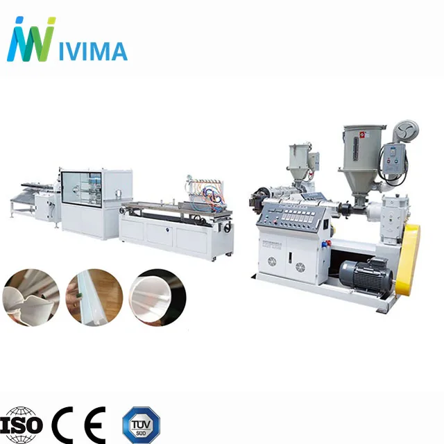 PC PMMA LED light tube profile/lamp shade making machine/production line/extruder with 1or2 color