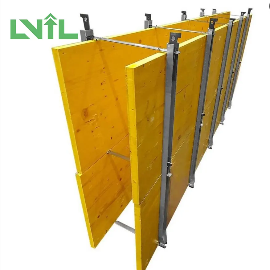 LVIL  spruce/fir 3-ply shuttering plywood 21/27 formwork panels yellow three layer plywood