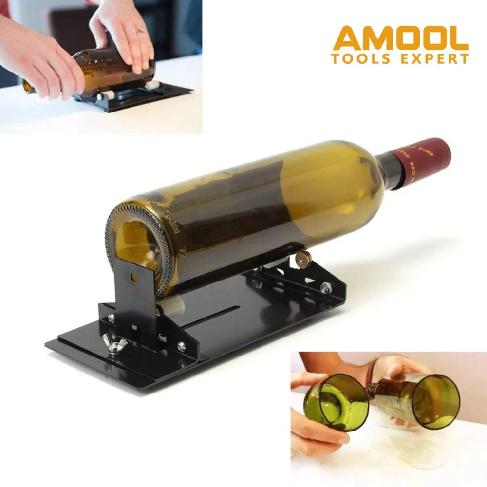 China supplier hot sale black standard type glass bottle cutter for cutting square bottle