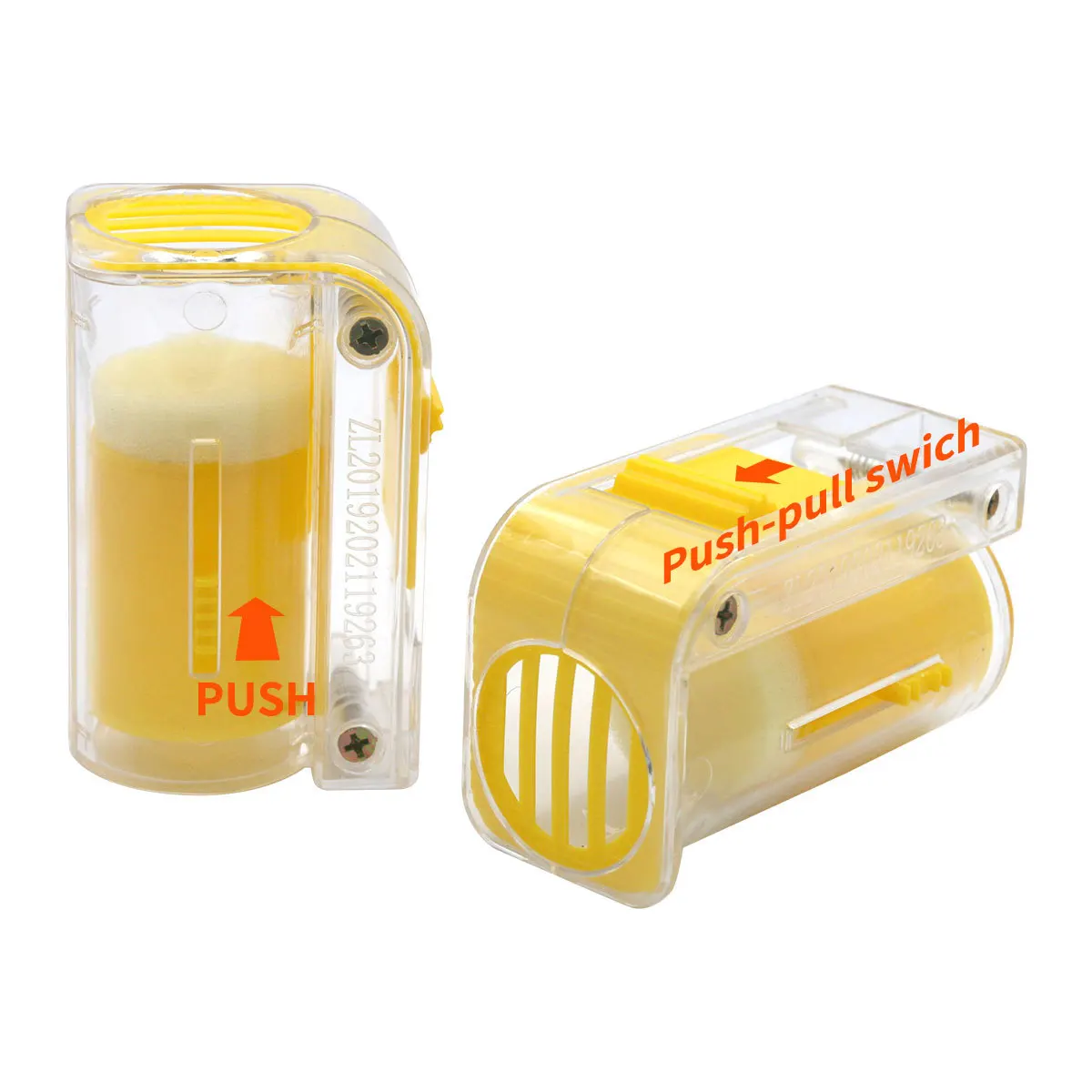 WH126  Bee Queen Marking Catcher Plastic One Handed Marker Bottle Plunger Plush Beekeeper Tool Garden Beekeeper