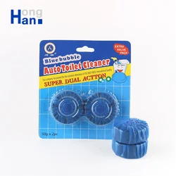 Lasting fresh Unique Natural Products Solid block auto deodorizing toilet bowl blue tablets