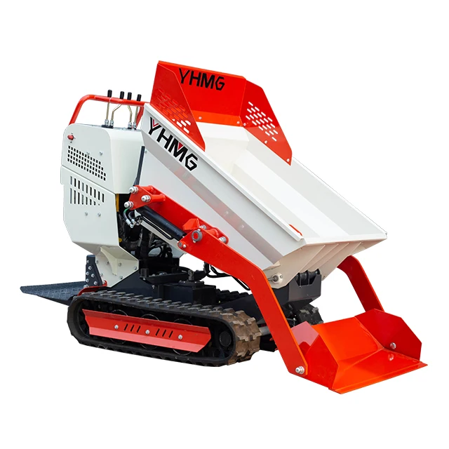 Mini 500kg Dumper  Garden Machinery Mini Dumper Self Loading Crawler Loader Dumper