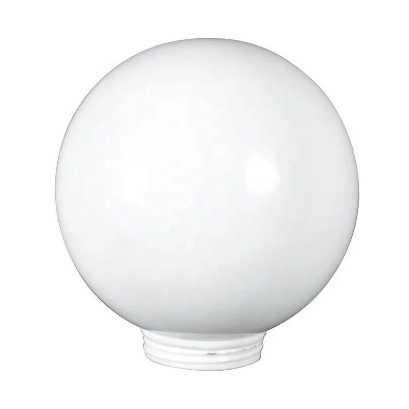 200MM 300mm Frosted clear Glass Like Pmma Acrylic Globes Lamp Shade for Indoor Outdoor Lighting