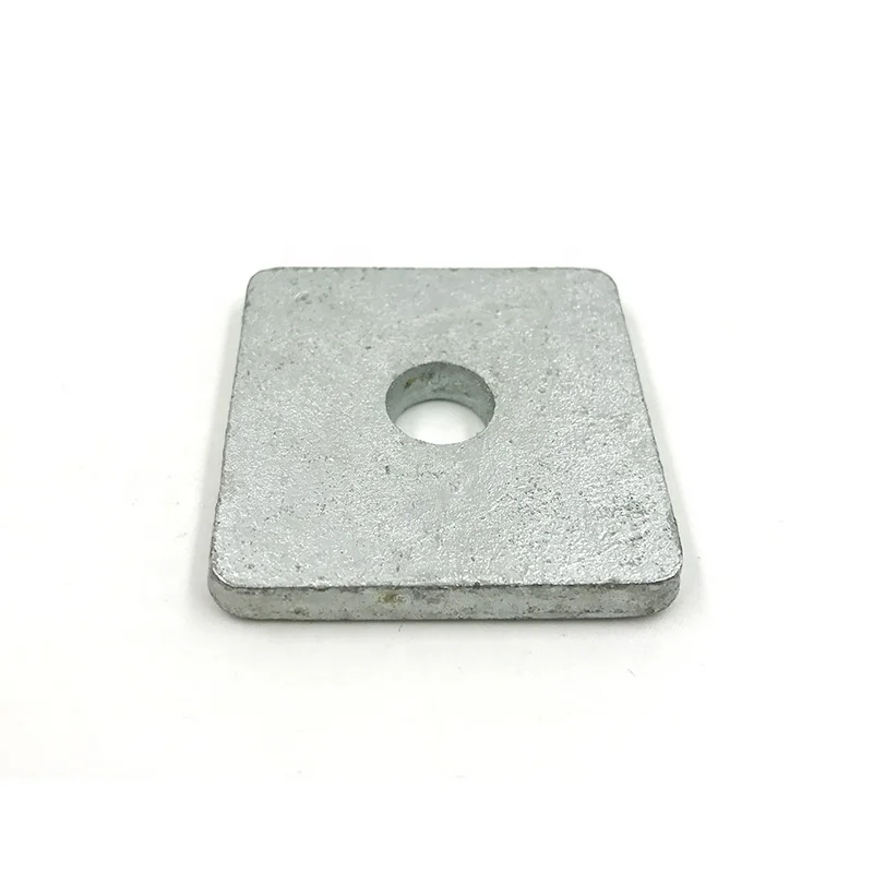 Non-standard Gasket Square Flat Washer 304 Stainless Steel Hot Dip Galvanized Square Washer