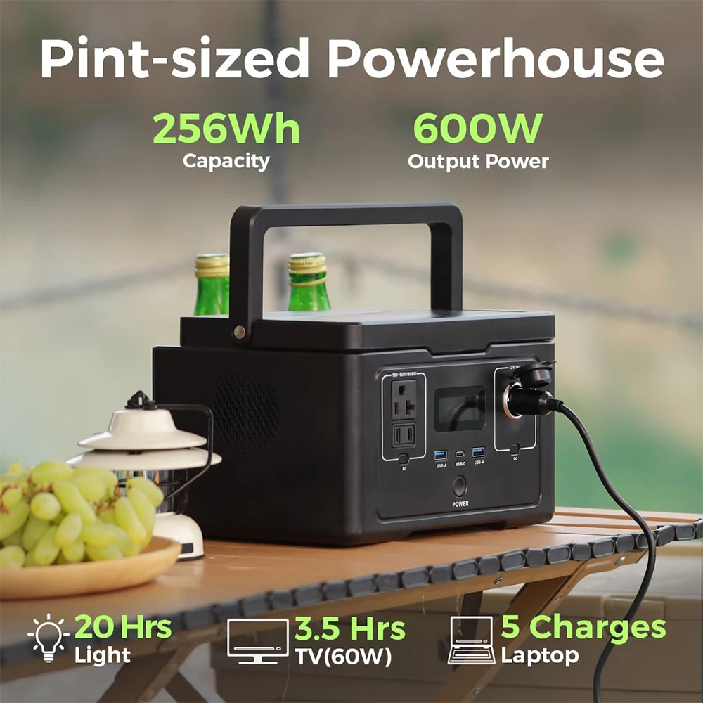 Оптовая продажа из Китая портативная электростанция Solargenerator OEM/ODM S03plus 600 Вт 256Wh с функцией UPS