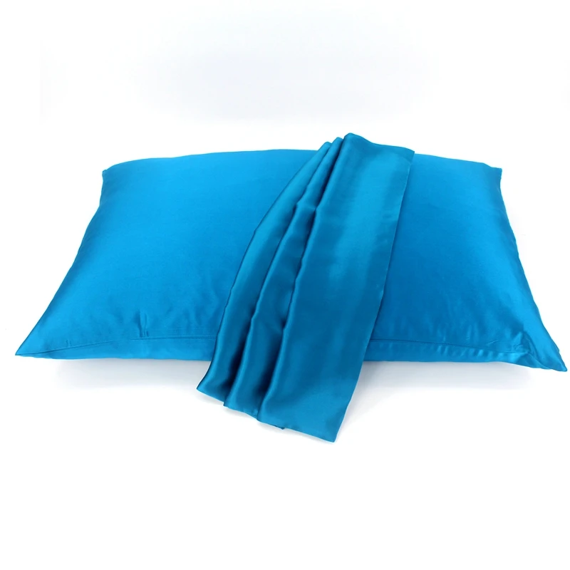 Super Soft and Breathable Preferential Price Real Silk Fabric 100% Pure Mulberry Silk Pillow Case Zipper Style