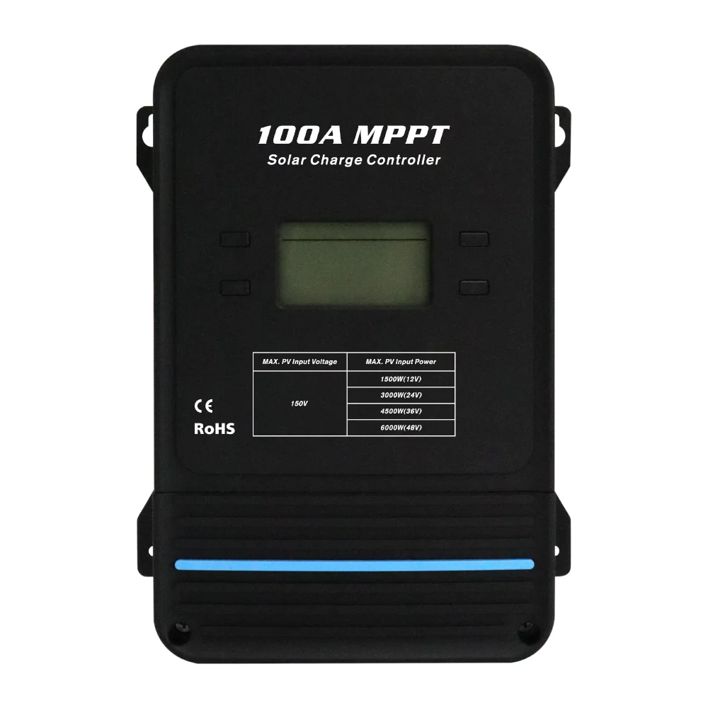 Solar controller 12v 24v 48v 60A 80A 100A 120A LCD Display Solar Power System controller PWM Mppt Charge Controller