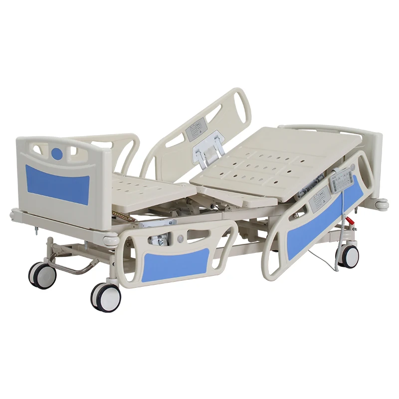 electric bed 5 function icu icu electric hospital bed medical equipment with cpr cardiac vascular function