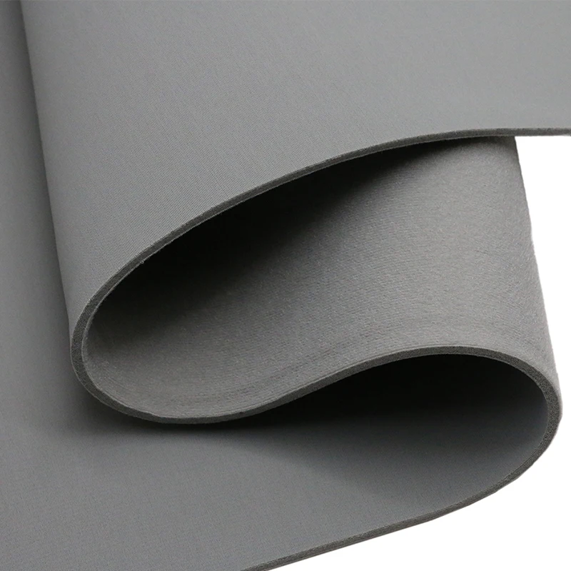 Customizable breathable sports protective gear fabric PU foam Non-neoprene fabric 3mm 4mm 5mm Total thickness