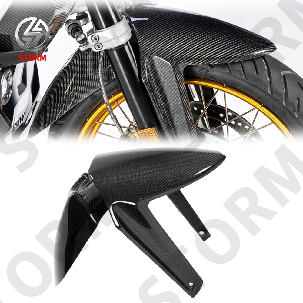 New Aftermarket Motorcycle Exterior Parts Dry And Preperg Carbon Fiber Front Mudguard For BMW R1250 GS