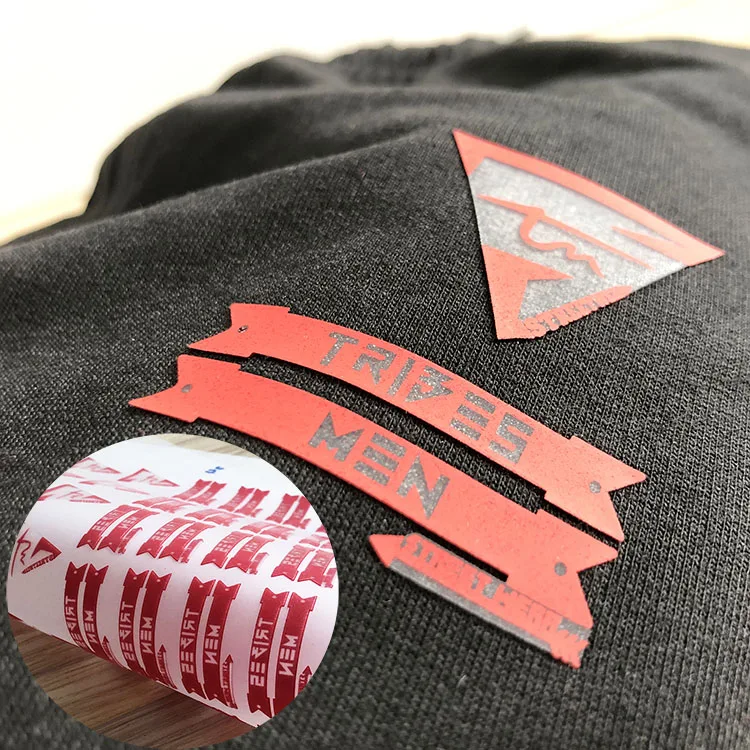 Customized Reusable 3D Printing Rubber Silicone Neck Hot Size heat Transfer Care Label Sticker Garment Labels For Clothing