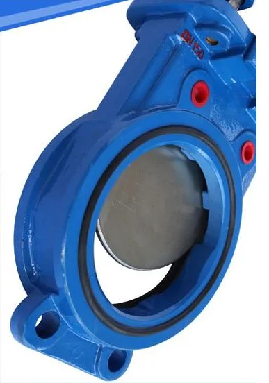 Ductile Iron Manual Slurry Knife Gate Valve with Rubber Sleeves