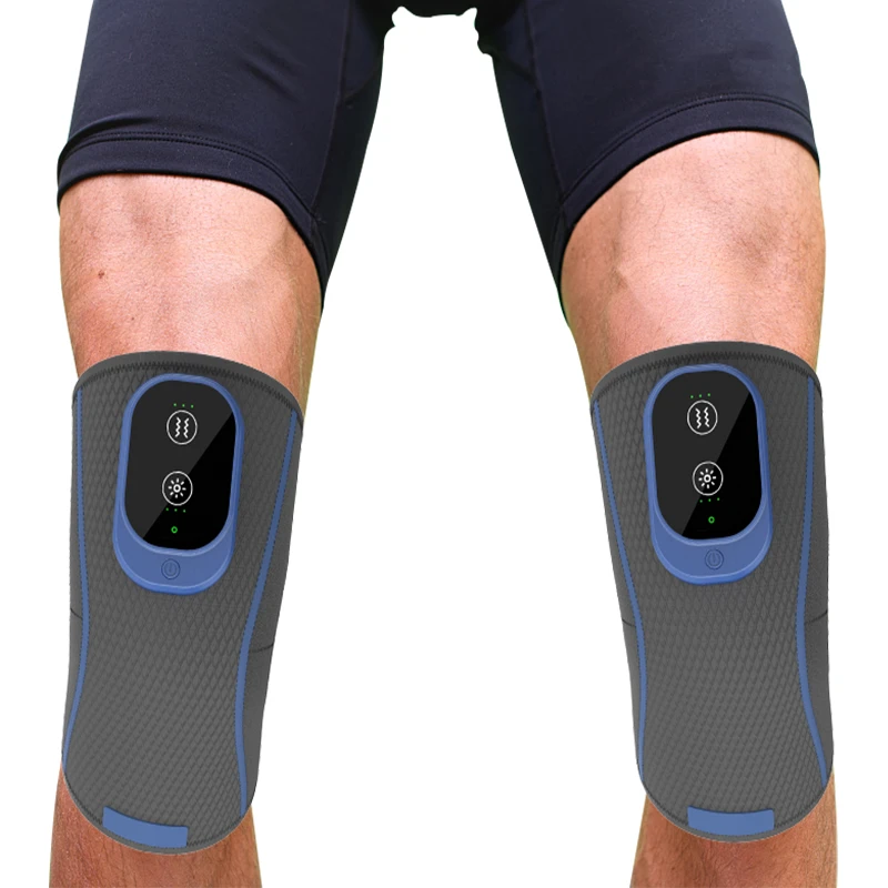 New product Weight Lifting Straps Poly Cotton Knee Massager Support High Grade Breathable Workout Knee Wraps Sleeves Protector