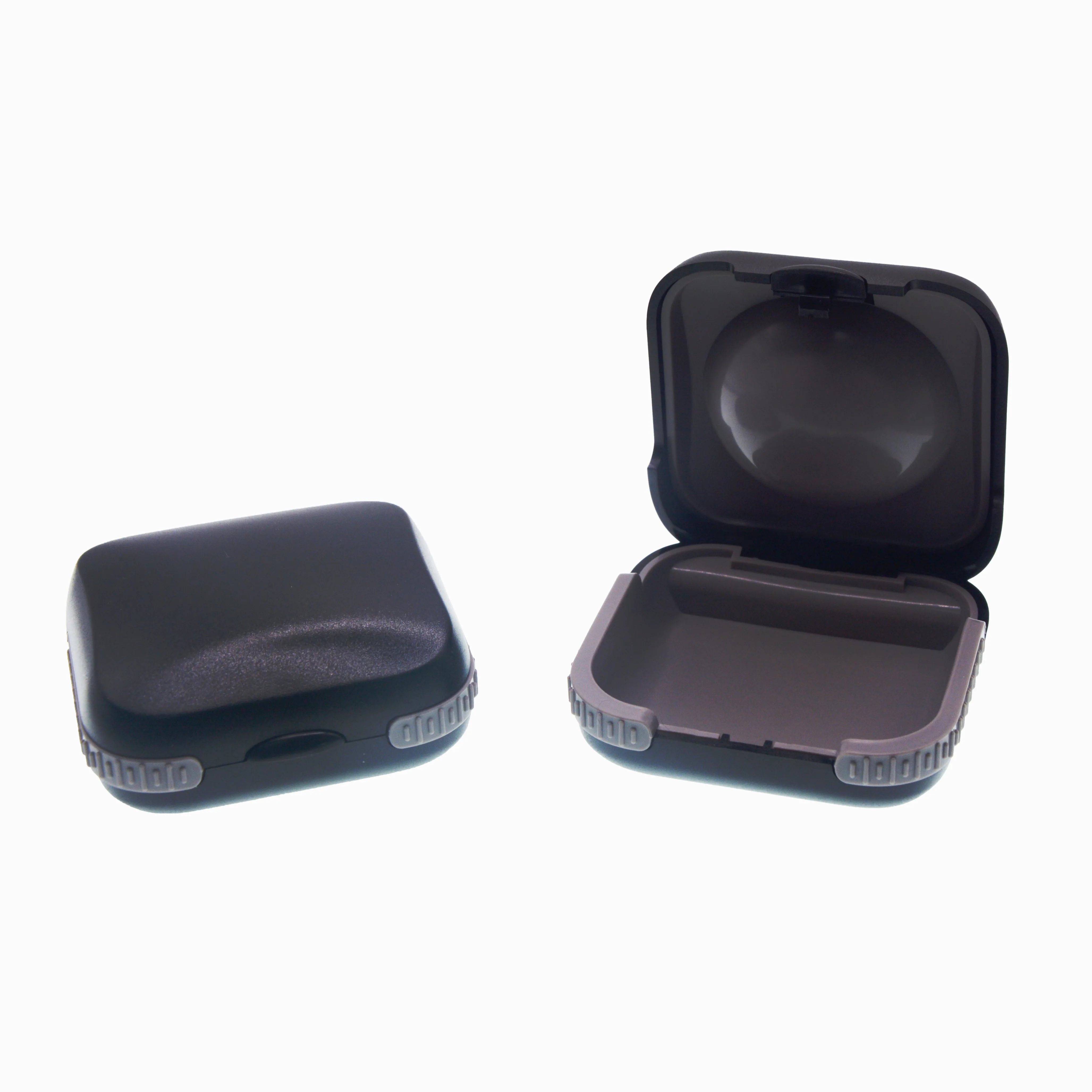 Custom hearing aid case wholesale cheap hearing aid plastic box white color hearing aid case