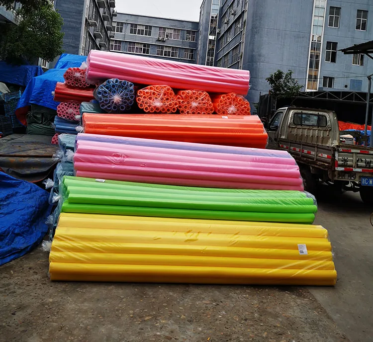 Qiaoqiao PVC Pipe Cover Indoor Soft Playground Spare Parts Color Foam Tube for play center