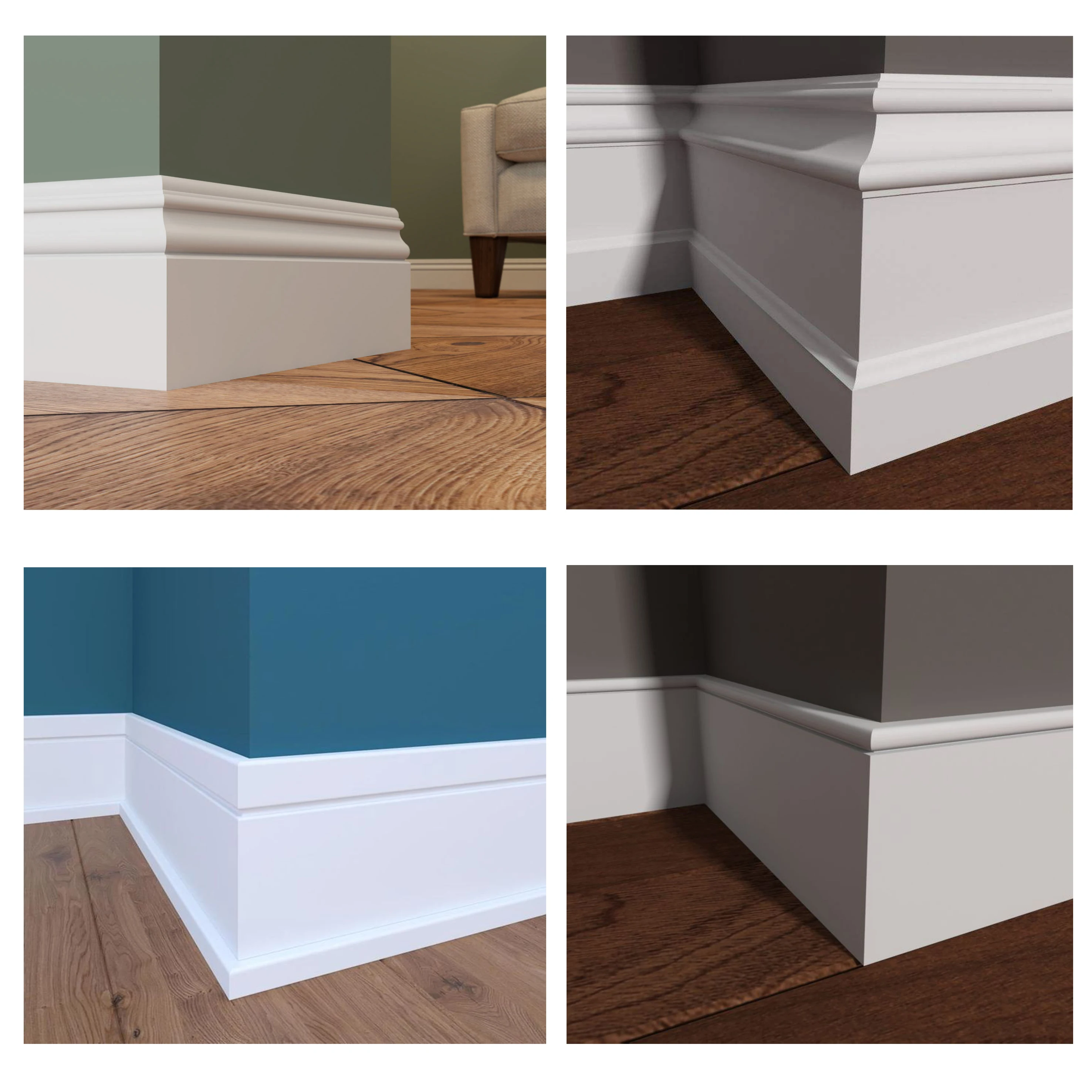 For Decorative Ceiling Crown Molding Wall Skirting Floor Baseboard Decoration