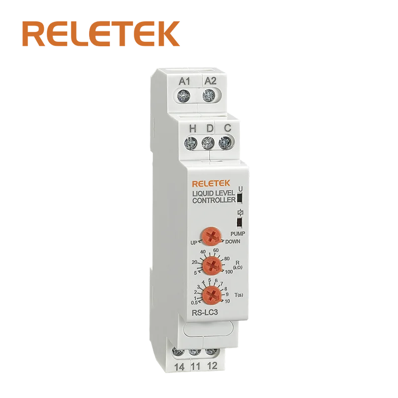 Reletek уровня жидкости контроллер уровня воды реле RS-LC1/LC2/LC3, переменного тока/DC24-240V В переменного тока, 50/60 Гц, работа с 2 или 3 электроды режима реле
