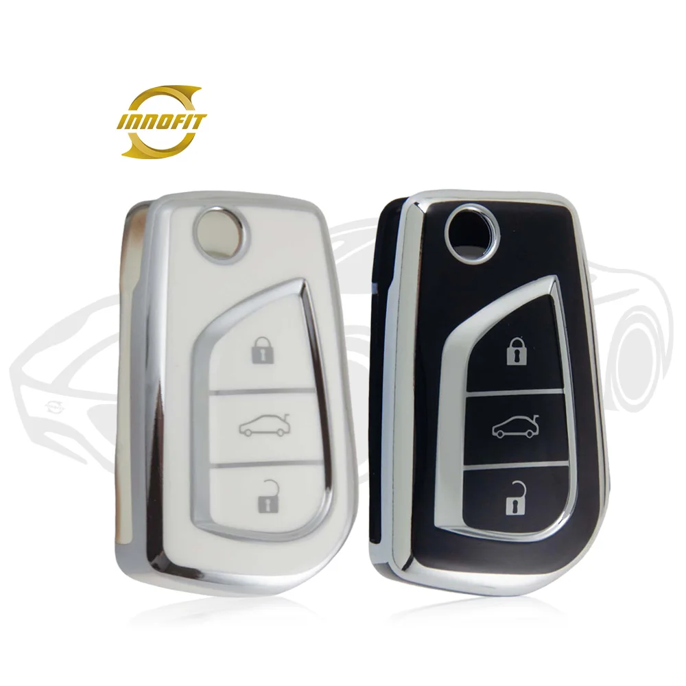 Innofit TOA1T1 Поставщик ТПУ корпус ключа автомобиля для Toyota Camry Corolla Reiz Avensis Highlander