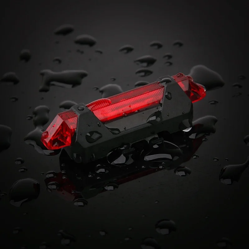 V00027200 Outdoor IP65 Waterproof Super Bright usb Rechargeable Bike Rear Light Bicycle Tail light