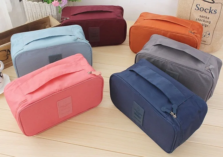 Manufacturers direct sales waterproof Lady women Travel underwear storage bag Bra handbags