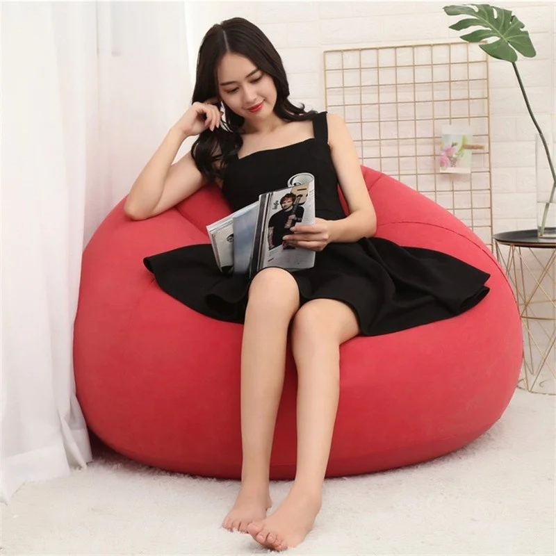 inflatable lazy boy sofa chair portable air sofa lounger used at home or park leisure