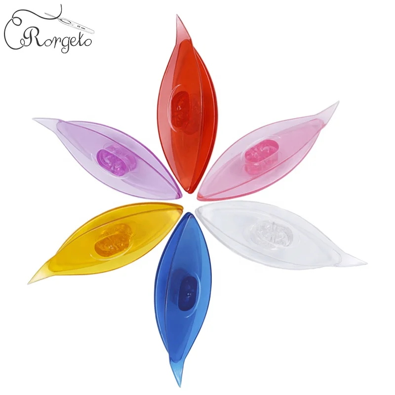 
Hot Selling Colorful Transparent Plastic Knitting Tatting Shuttle Tool Sewing Accessories 