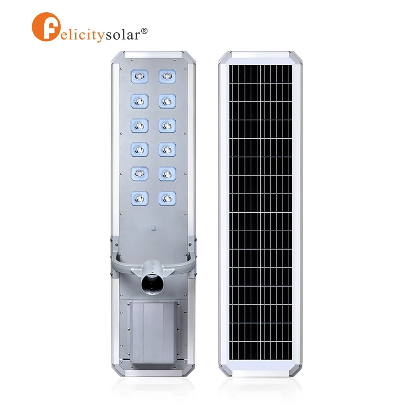 ip65 led solar wall lights 80w outdoor decorative solar light energy saving polysilicon road light