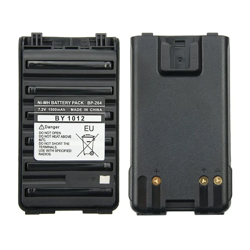BP-264 7.2V 1500mAh Ni-MH Battery Compatible for ICOM V80 F3001 F3210 F4210 F3101D Radio Replacement Battery Pack