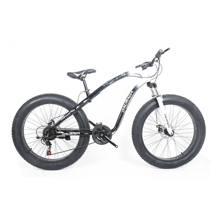 Быстрая доставка 26 дюймов рама из алюминиевого сплава горный гибридный велосипед с толстой шиной для