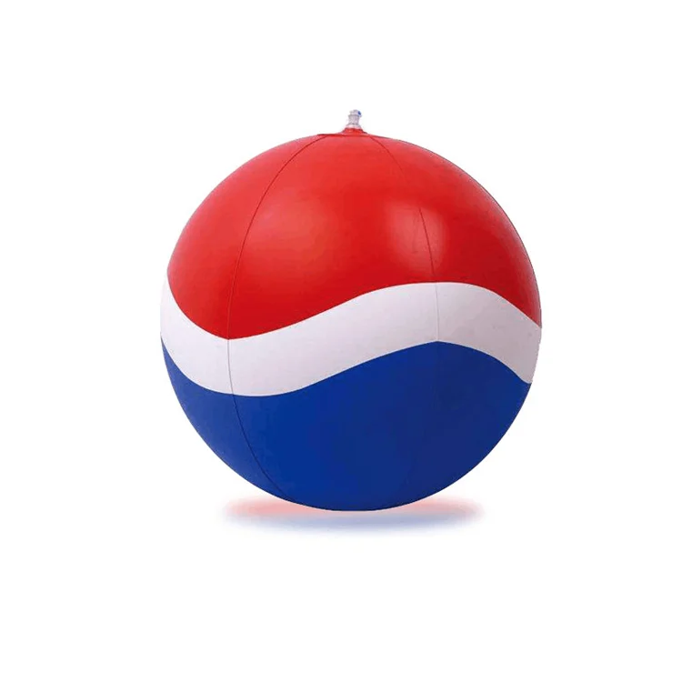 Custom Hot Sale Eco Friendly Waterproof Pvc Inflatable Big Large Giant Beach Balls With Logo Printing In Bulk No Minimum