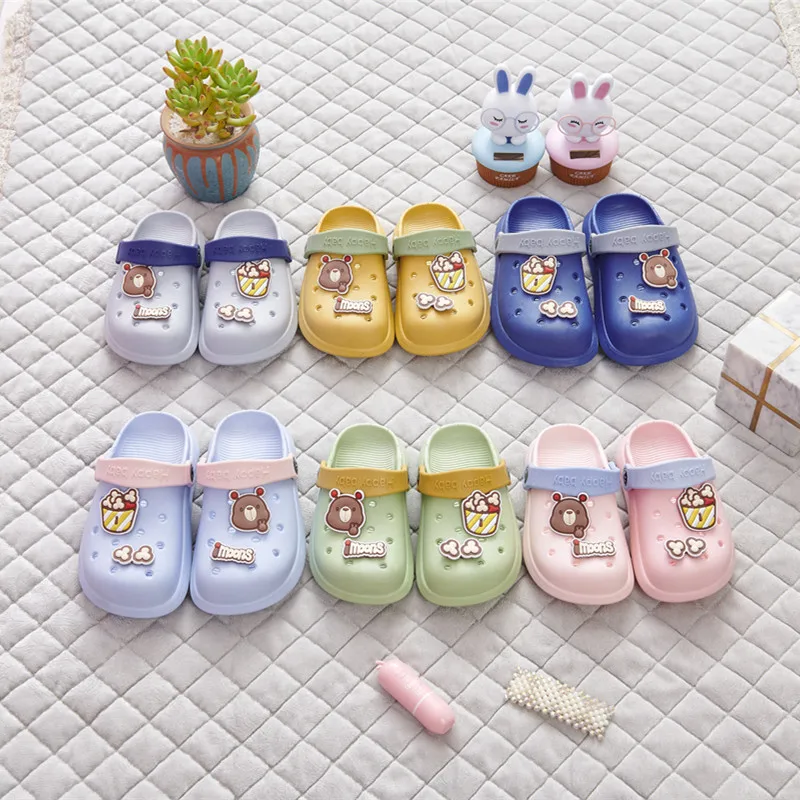 
2021 ba by girl sandals cartoon mesh ba by shoes soft Ba by Sandals & Slippers 