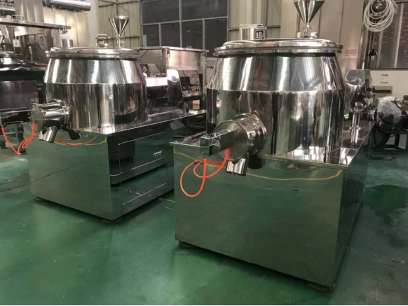 Lab Chemical Wet And Dry Powder Mixing Organic Manure Granulating Machine