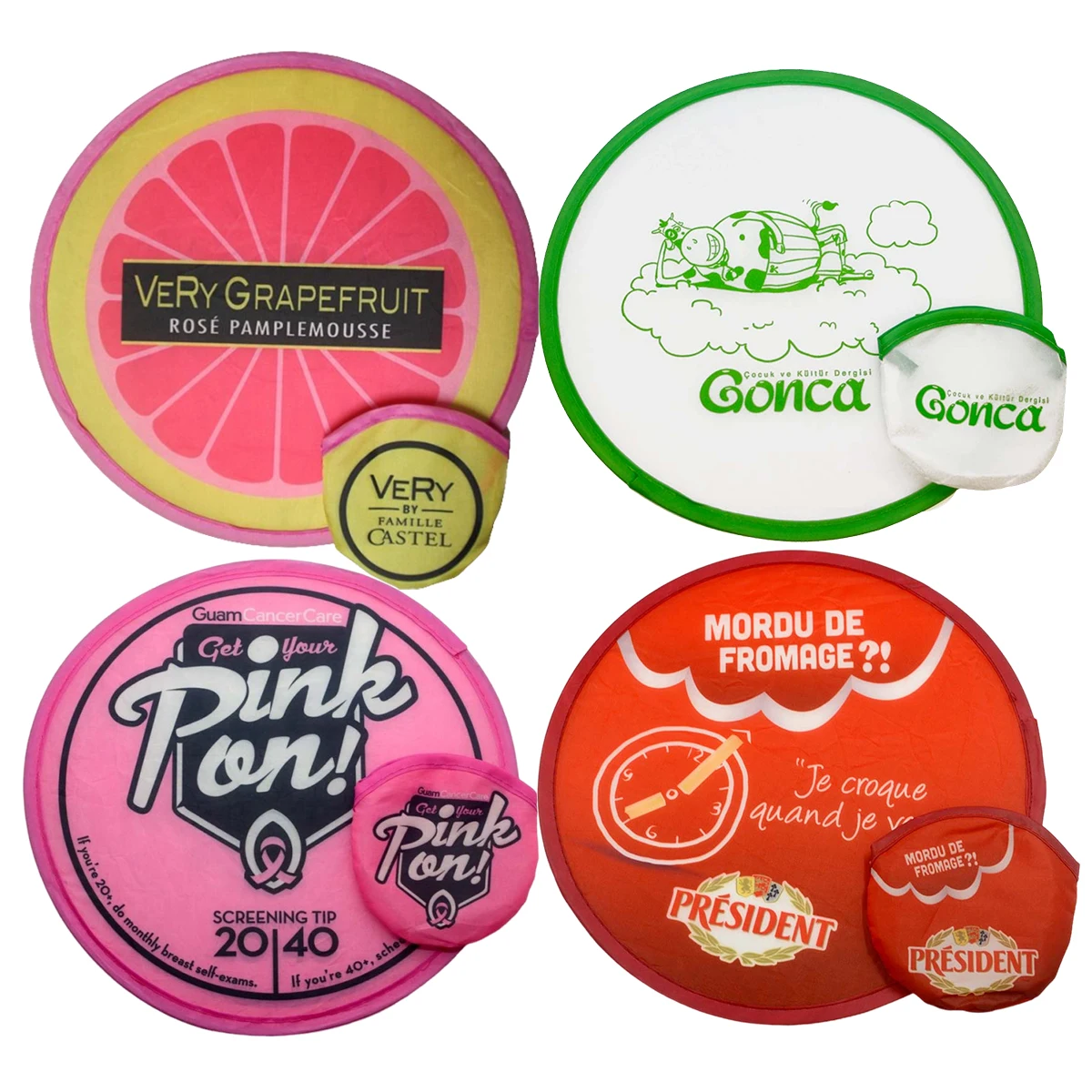 OEM ODM Factory Manufacturer Outdoor Customized Nylon Folding Hand Fan Foldable Round Flying Disc