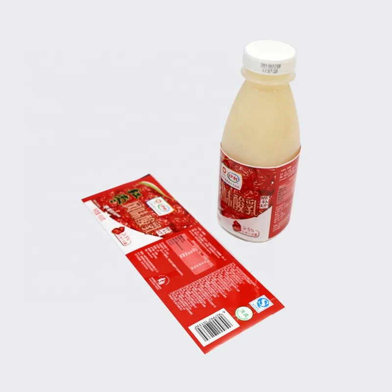 Custom Hot Melt Glue OPP Plastic Private Labels Beverage Drinks Water Bottles Wine Beer Coffee Whisky Industrial Cartons
