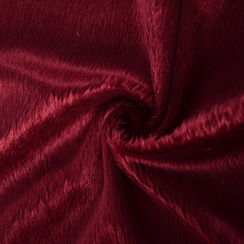 Красочный розовый синий 100% полиэстер толстый супер мягкий искусственный мех плюшевая ткань для игрушек