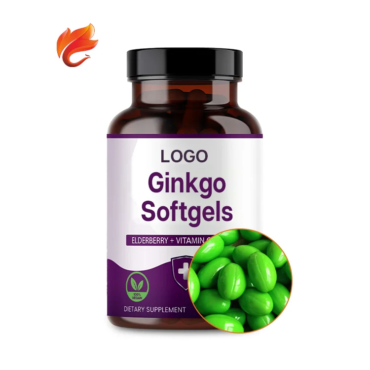 Капсулы Ginkgo Softgel от производителя с сертификацией GMP