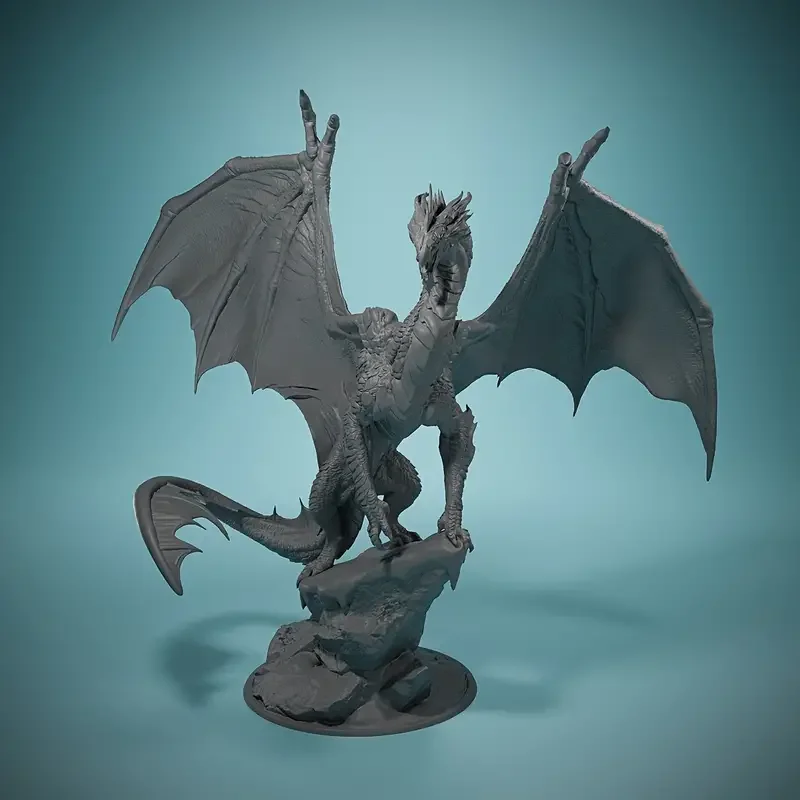Highly reducible Can pass CE ISO tests rapid prototyping resin print model Custom 3D printed dragon Sell SLA 3d printing service