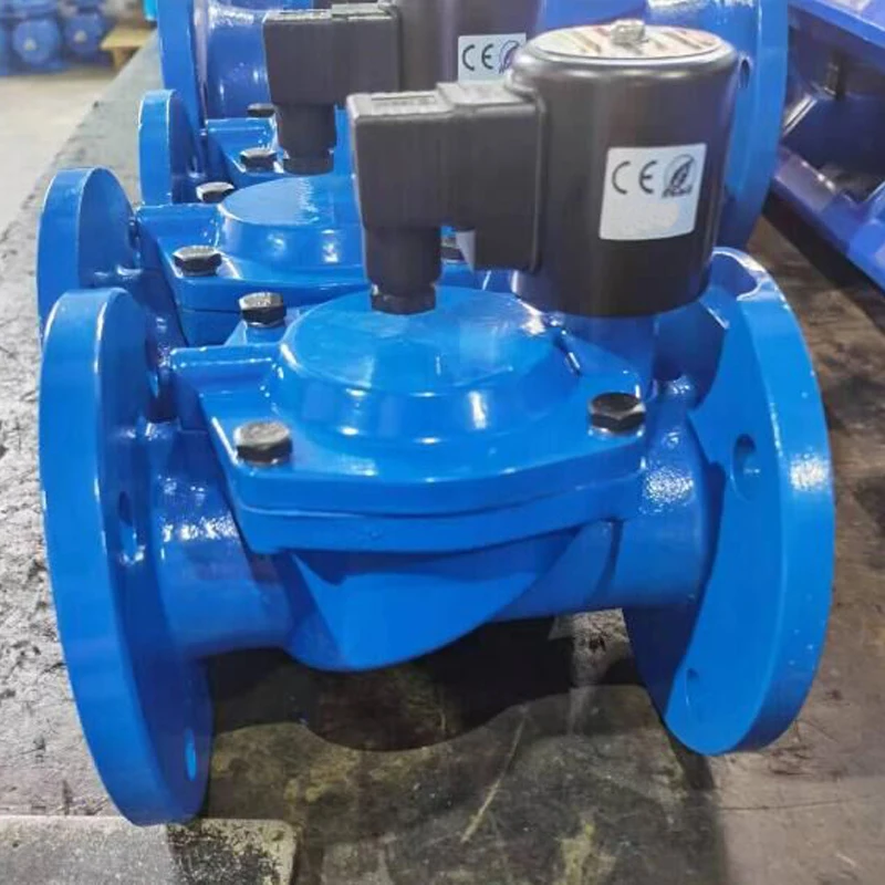 DN65 DN80 DN100 DN150 Cast iron flange solenoid valve 2.5 inch 3 inch 4 inch water solenoid flange valve