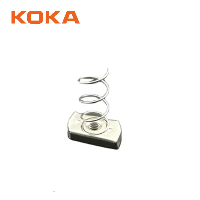 Good Quality Accessories Strut Channel Spring Nut m6 m8 m10 Hot Dip Galvanized Unistrut Channel Spring Nuts