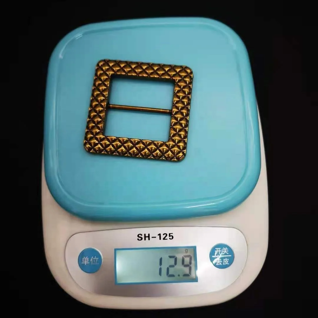 ShangJin Fashion metal buckles 35MM buckles for dress square plain alloy belt buckle