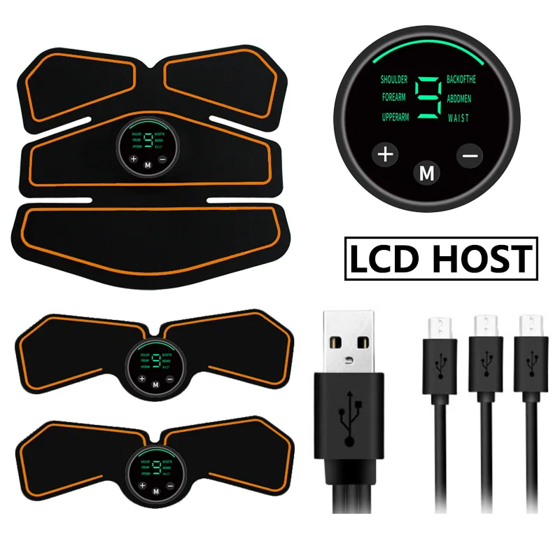 Jade Roller Muscle Stimulator Portable Body Massager Ems Muscle Trainer Neck Back Shoulder Waist Buttock CE ROHS ISO9001 FCC