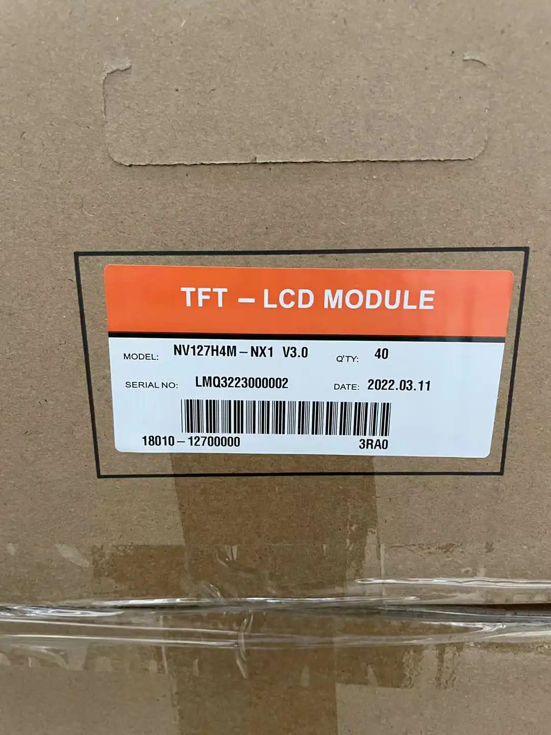 NV127H4M-NX1 EDP 2880*864 500nit luminance 12.7 inch bar lcd strip lcd panel vertical lcd screen