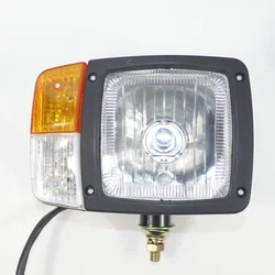 2Pcs Front Forklift Lights 24V Forklift Lamp Turn Signal Halogen Headlight Truck Work Light Lighting