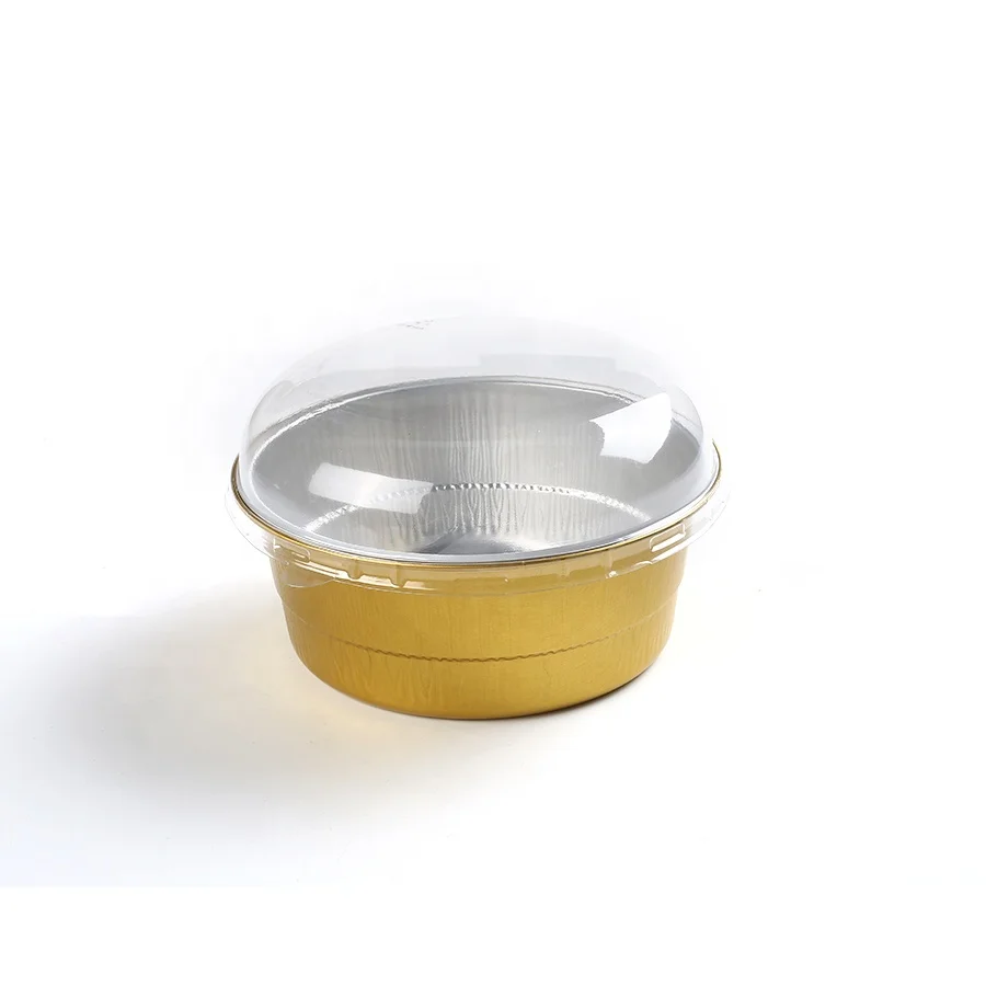 ALCHN 620ML/21oz  Disposable To Go High Quality Bakery Use Colorful Aluminum Foil Tray