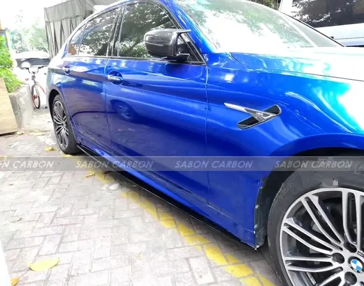 2019 F90 M5 G30 Side Skirts style carbon fiber M performance side skirts for BMW F90 M5 G30