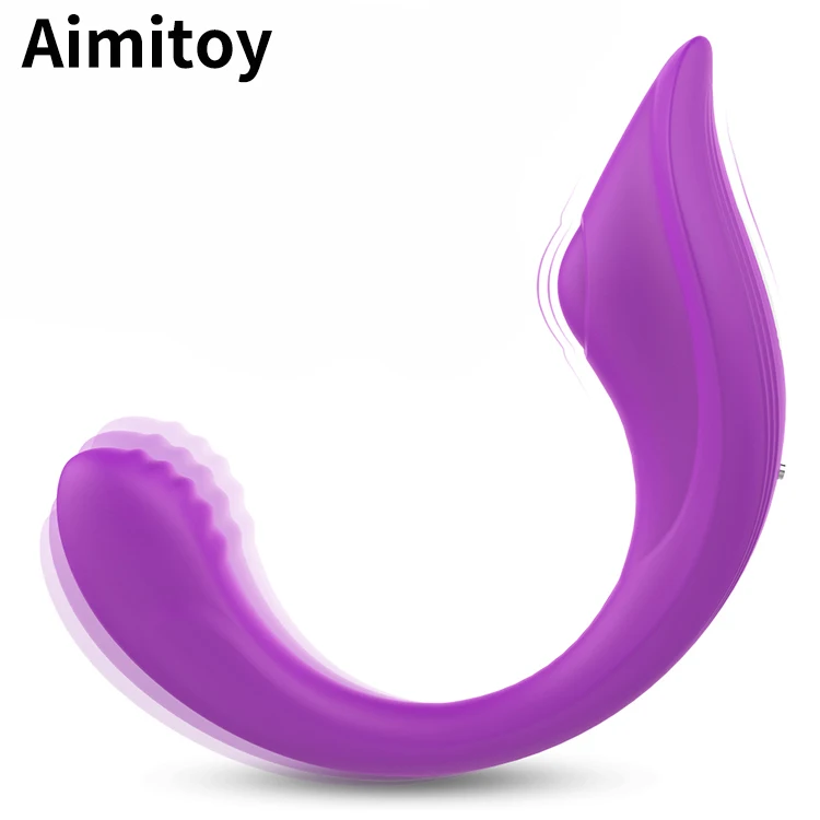 Китайский заводской беспроводной U-образный Вибратор Aimitoy для клитора пары Usb Перезаряжаемый Стимулятор точки G Вибраторы секс-игрушка