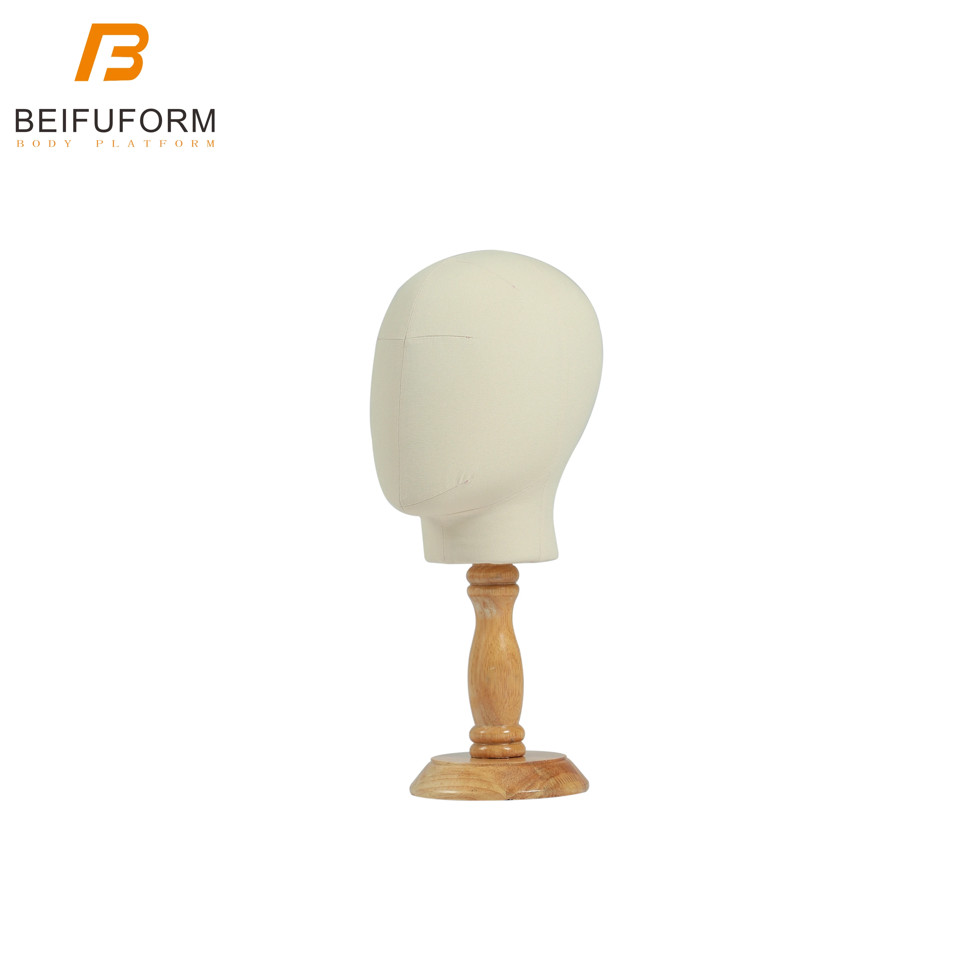 Beifuform head mannequin for sell fabric cover dummy for window display manikin for tailoring dressmaker design