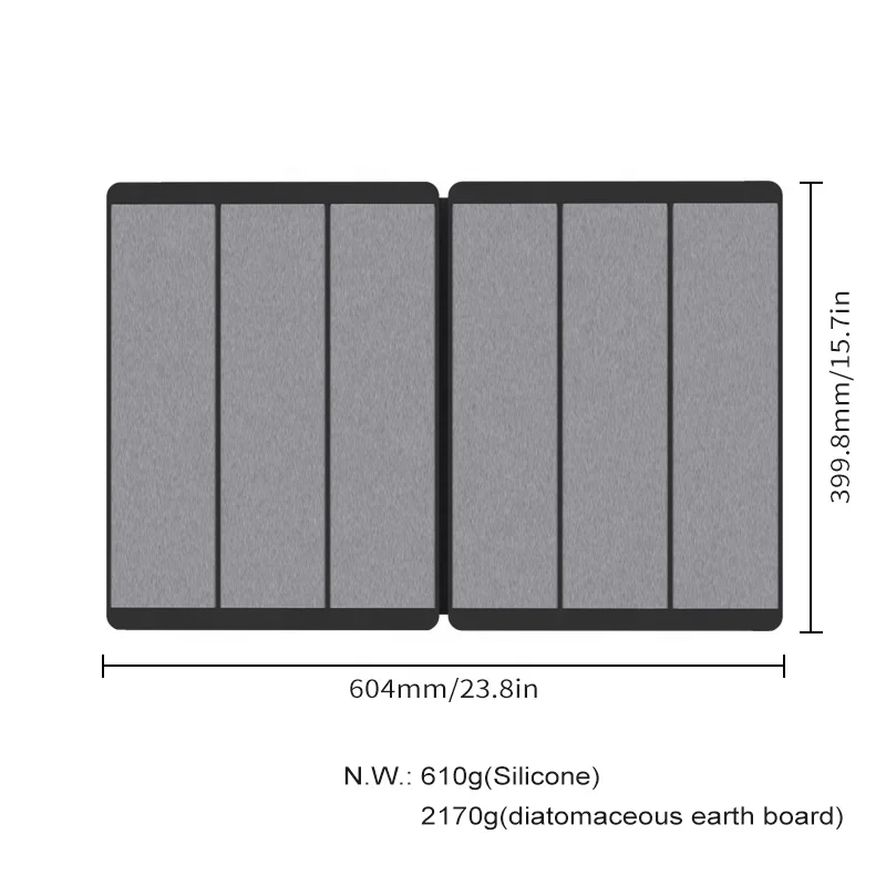 Luxury Anti-slip Diatomite Stone Bath Mat Water Absorbent Fast Dry Stone Drying Mat Silicone Foldable Stone Bath Mat
